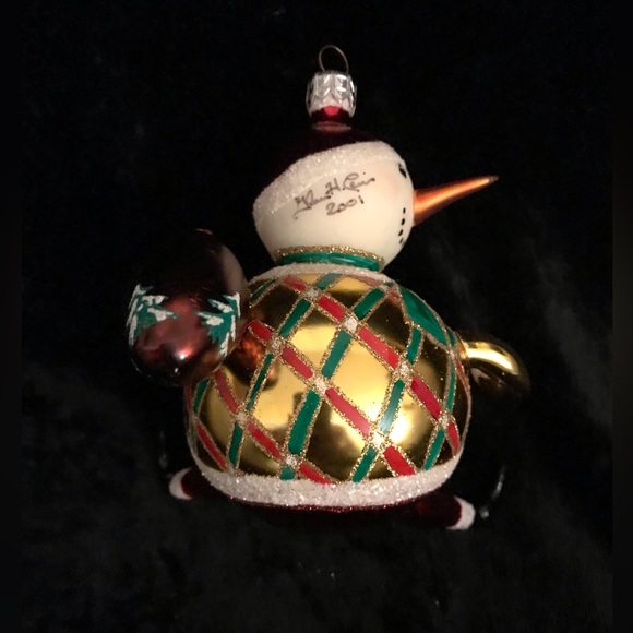 Slavic Treasures snowman ornament - Picture 4 of 10